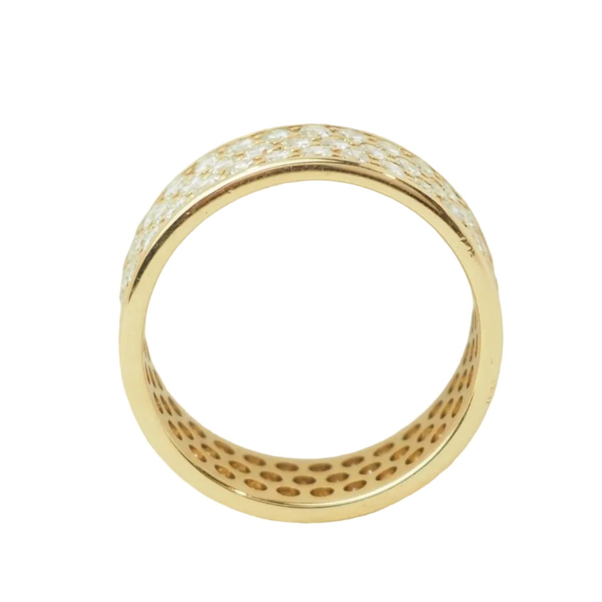 Bague Pavée en or jaune et diamants - Castafiore