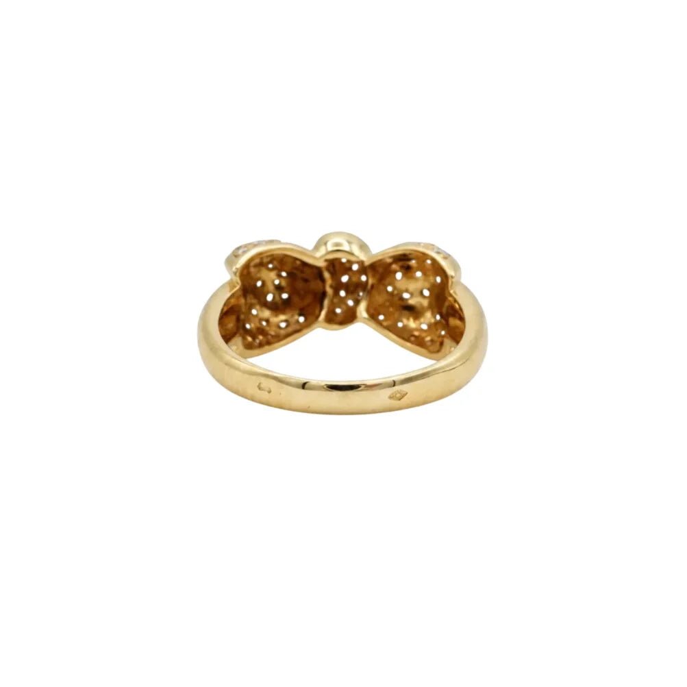 Bague Pavée en or jaune et diamants - Castafiore