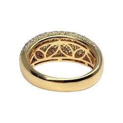 Bague Pavée en or jaune et diamants - Castafiore