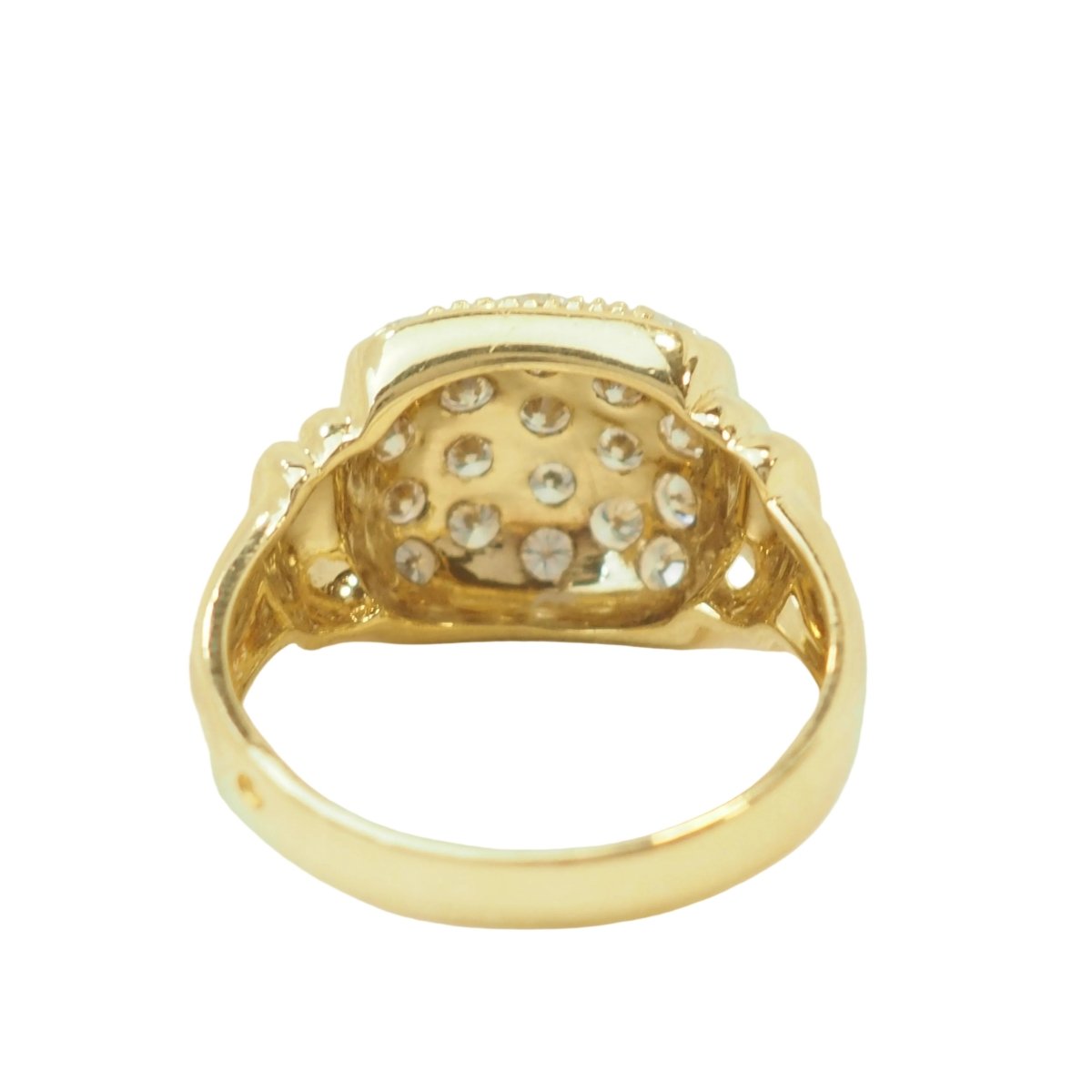 Bague Pavée en or jaune et diamants - Castafiore