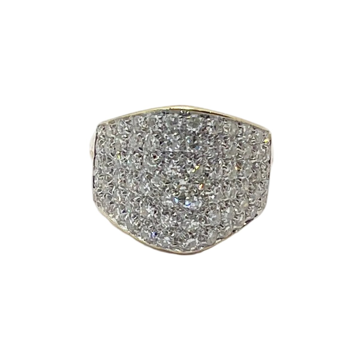 Bague Pavée en or jaune et diamants - Castafiore