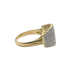Bague Pavée en or jaune et diamants - Castafiore