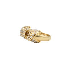 Bague Pavée en or jaune et diamants - Castafiore