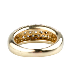 Bague Pavée en or jaune et diamants - Castafiore