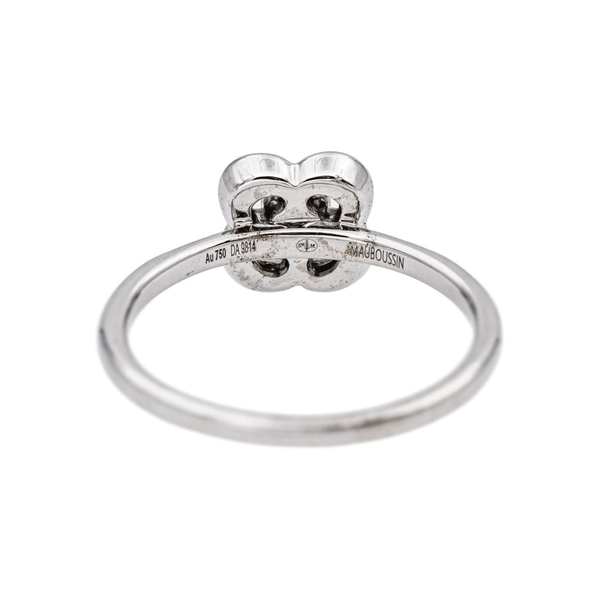 Bague Pavée MAUBOUSSIN "Chance Super One" en or blanc et diamants - Castafiore