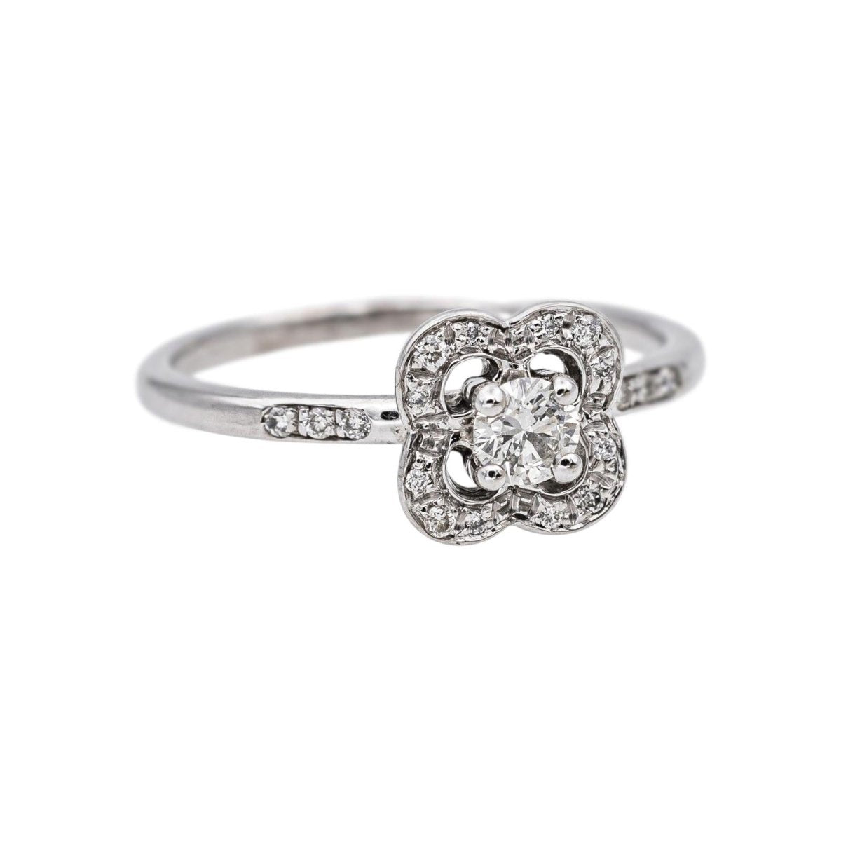 Bague Pavée MAUBOUSSIN "Chance Super One" en or blanc et diamants - Castafiore
