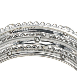 Bague Pavée MAUBOUSSIN "Le Premier Jour" en or blanc et diamants - Castafiore