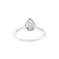 Bague Pavée MESSIKA "M - Love" en or blanc et diamants - Castafiore