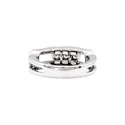 Ring Messika, "Move Pavé", white gold and diamonds.