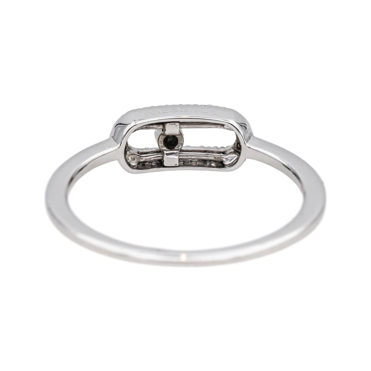 Bague Pavée MESSIKA "Move Uno" en or blanc et diamants - Castafiore