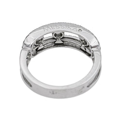 Bague Pavée MESSIKA "Pavé Move Classique" en or blanc et diamants - Castafiore