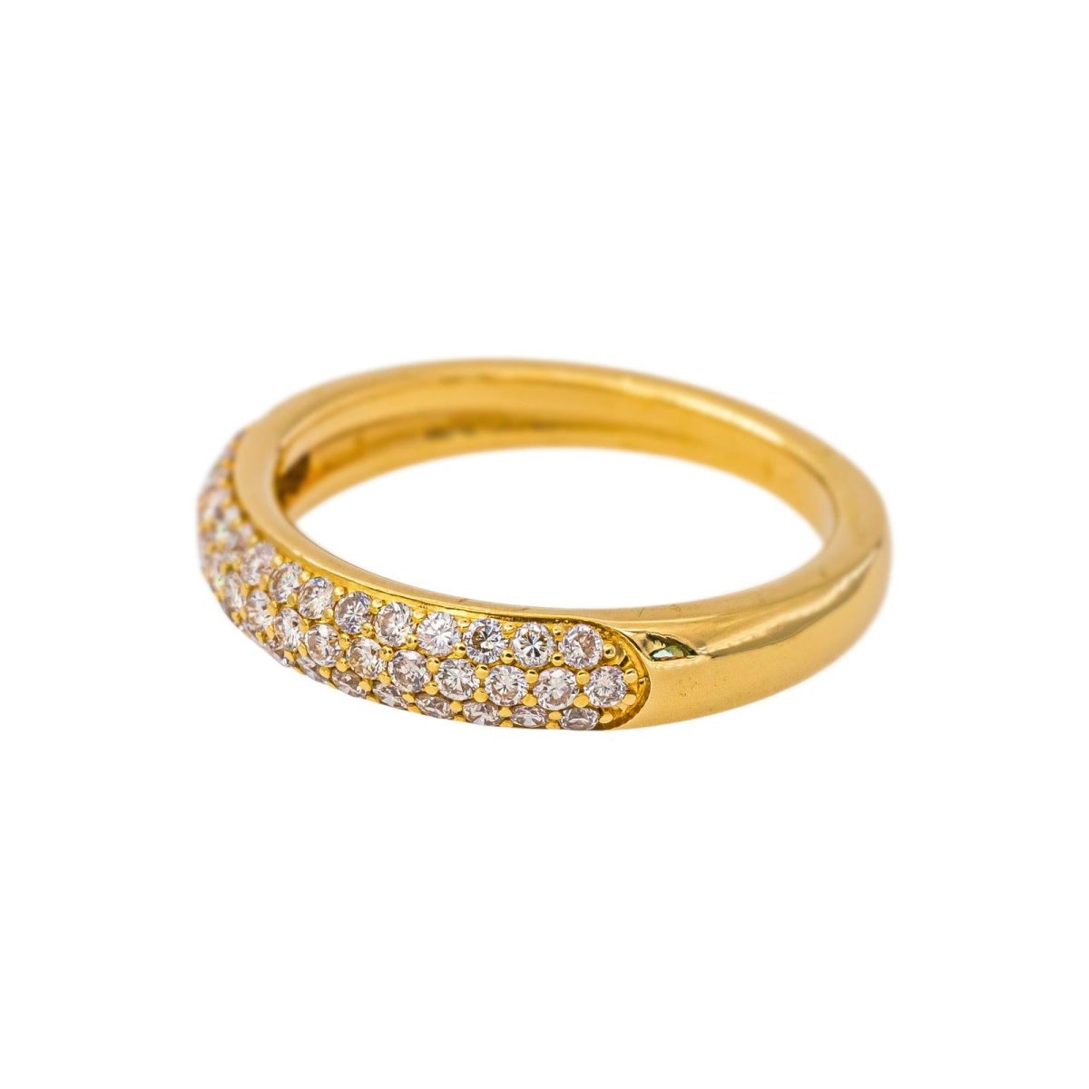 Bague Pavée Or jaune Diamant - Castafiore