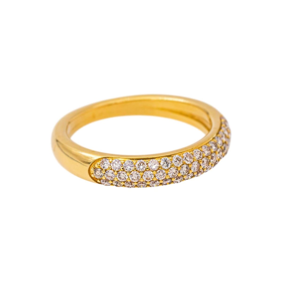 Bague Pavée Or jaune Diamant - Castafiore