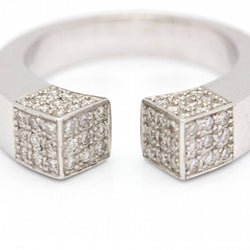 Bague Paveé SQUARE en or et diamants - Castafiore