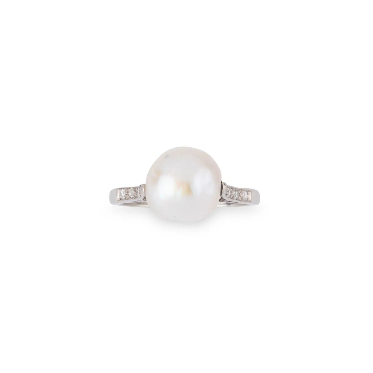 Bague Perle Akoya et platine - Castafiore