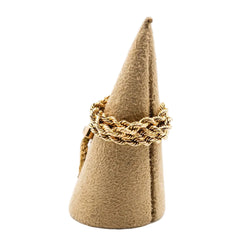 Bague petite ceinture en or jaune et rubis, saphirs, émeraudes - Castafiore