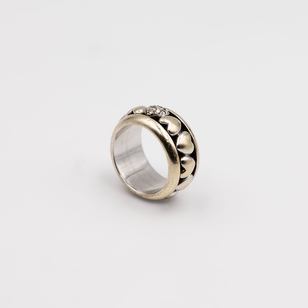 Bague PIAGET Coeur en or blanc et diamant - Castafiore