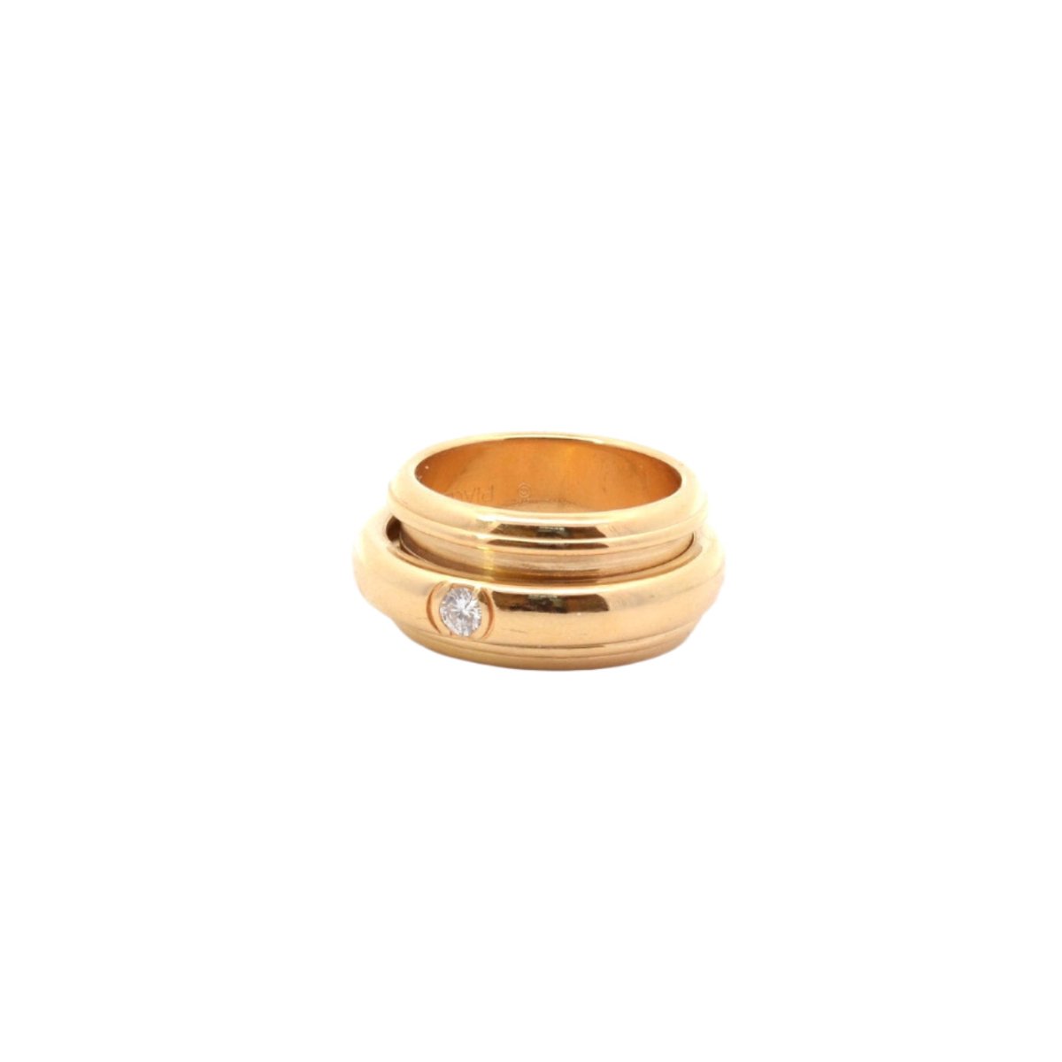 Bague PIAGET en or jaune et diamant - Castafiore