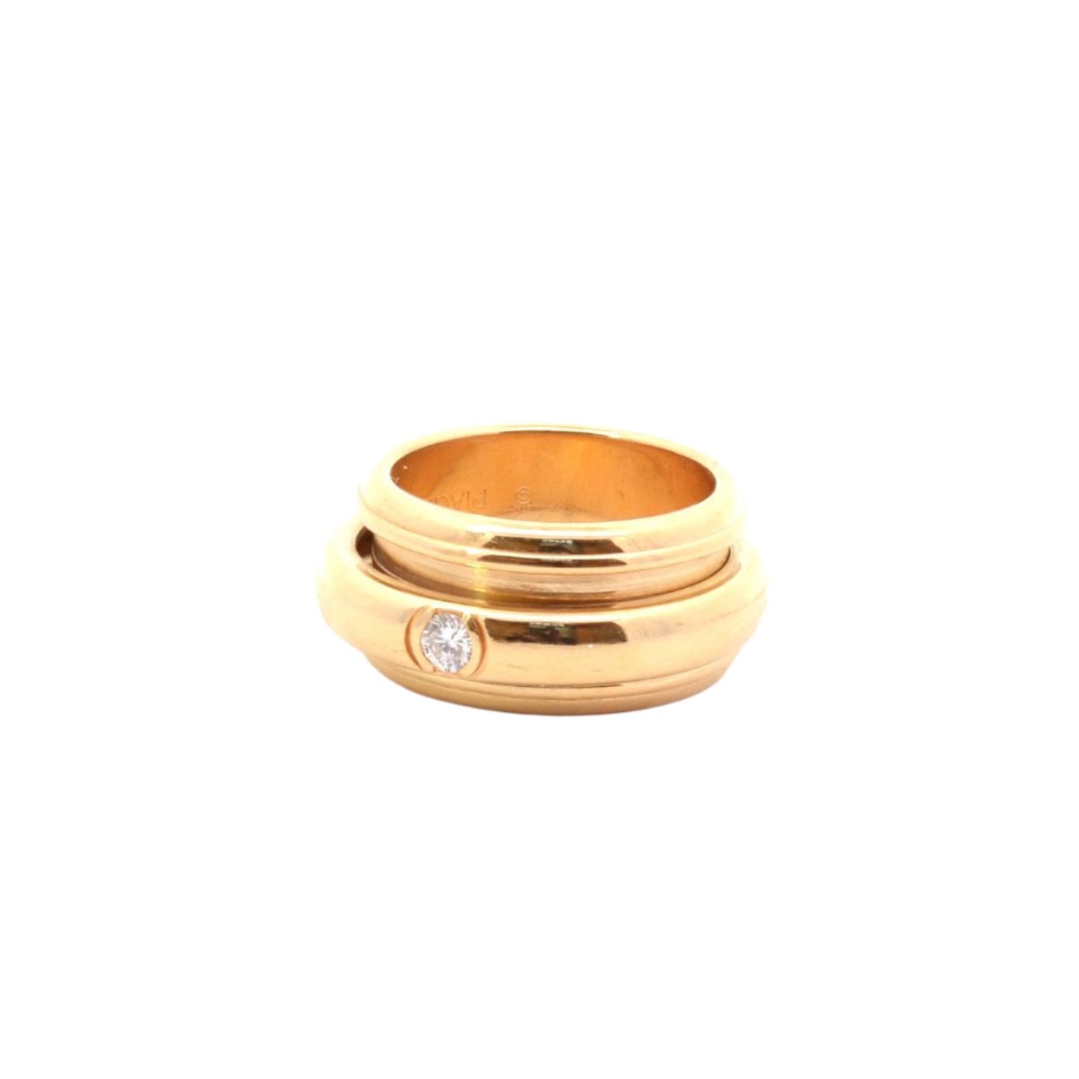 Bague PIAGET en or jaune et diamant - Castafiore