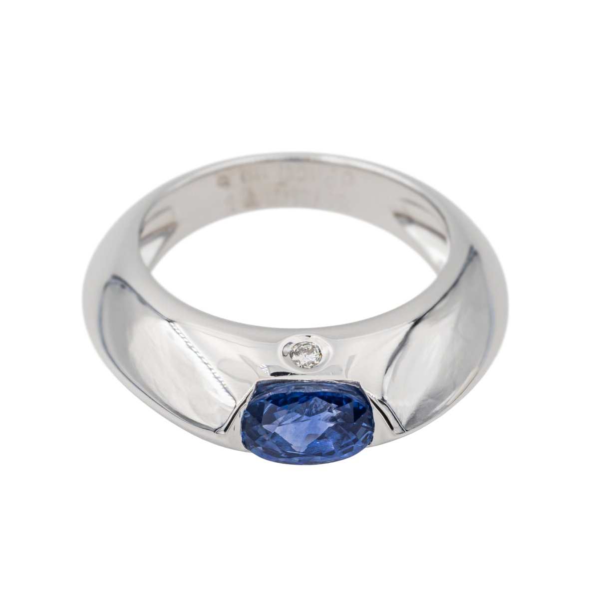Bague Piaget Or blanc Saphir - Castafiore