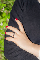 Bague Piaget Or blanc Saphir - Castafiore