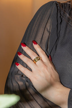 Bague PIAGET "Possession" en or jaune et diamant - Castafiore