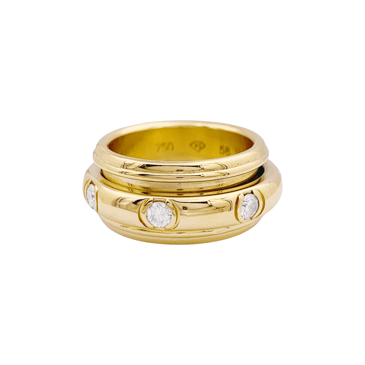 Bague PIAGET "Possession" en or jaune et diamants - Castafiore