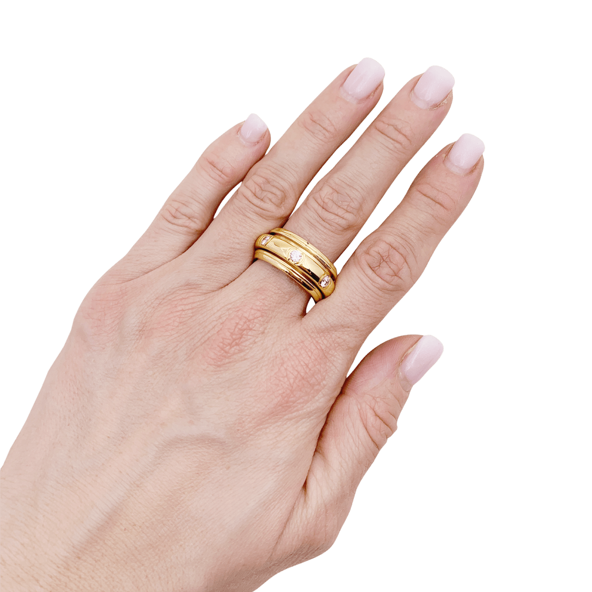 Bague PIAGET "Possession" en or jaune et diamants - Castafiore