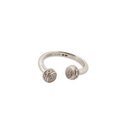 Bague PIAGET, "Possession ouverte" en or blanc et diamants - Castafiore