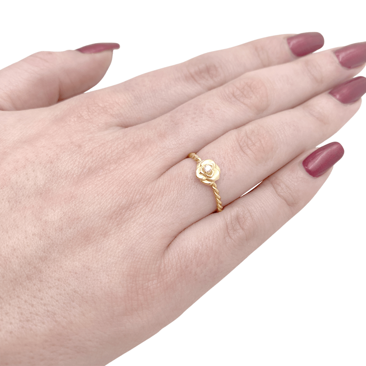 Bague PIAGET "Rose Piaget" en or jaune et diamants - Castafiore