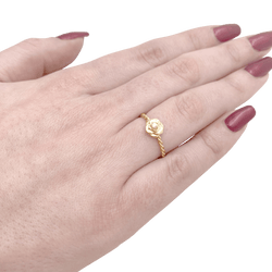 Bague PIAGET "Rose Piaget" en or jaune et diamants - Castafiore