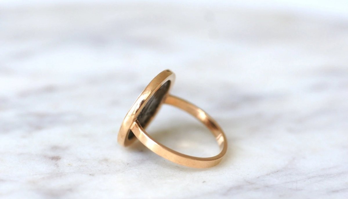 Bague pièce romaine Nummus - Castafiore