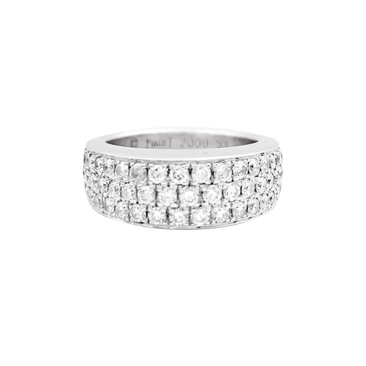 Bague PIGAET "Millennium" en or blanc et diamants - Castafiore