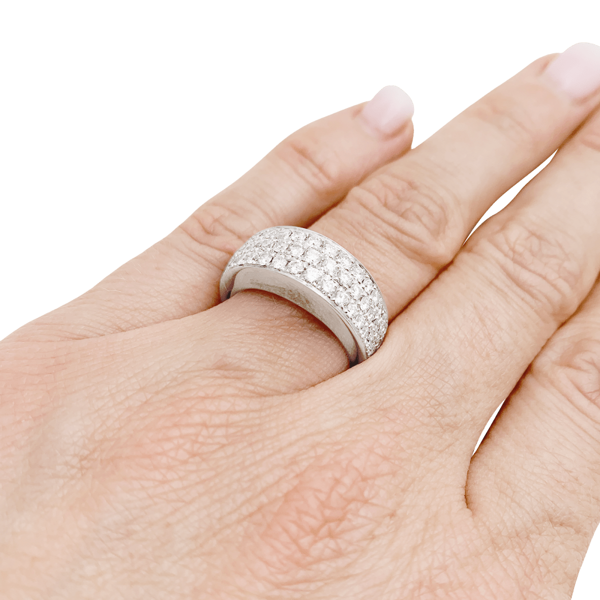 Bague PIGAET "Millennium" en or blanc et diamants - Castafiore