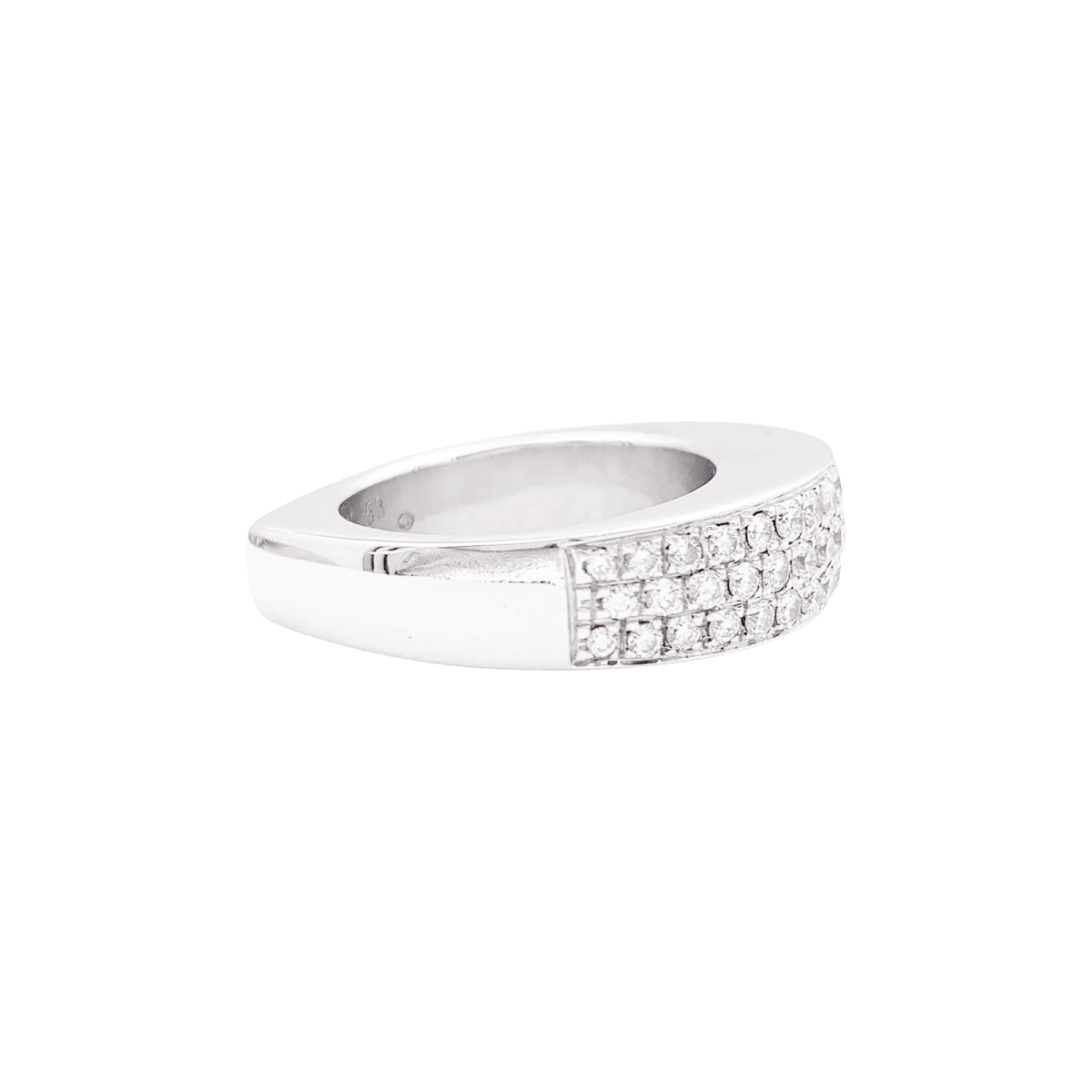 Bague PIGAET "Millennium" en or blanc et diamants - Castafiore