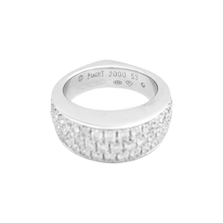 Bague PIGAET "Millennium" en or blanc et diamants - Castafiore