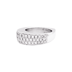 Bague PIGAET "Millennium" en or blanc et diamants - Castafiore