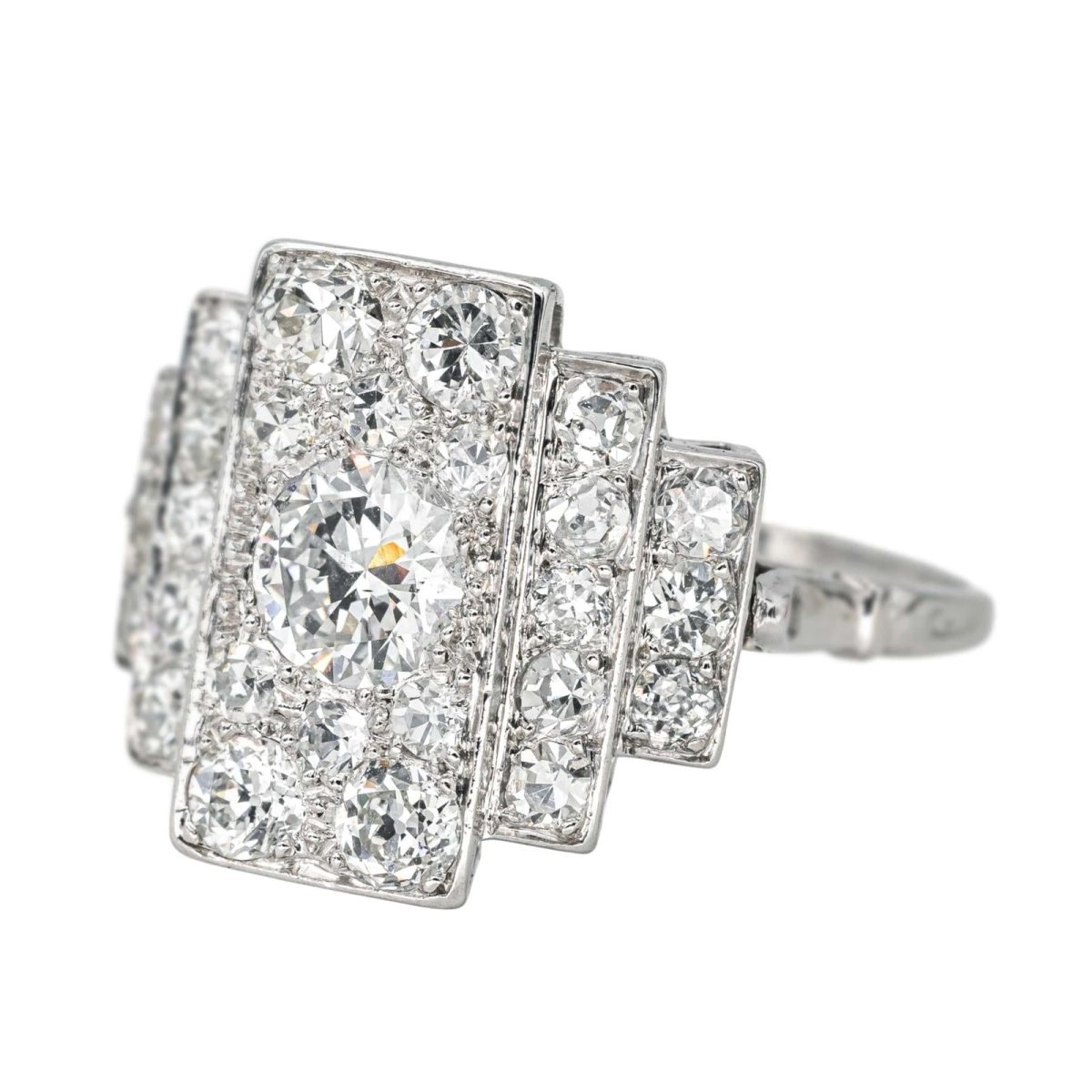 Bague Platine Diamant - Castafiore