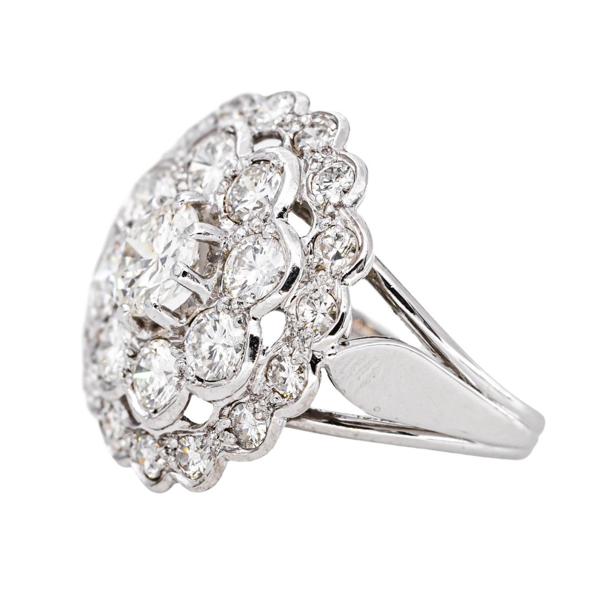 Bague Platine Diamant - Castafiore