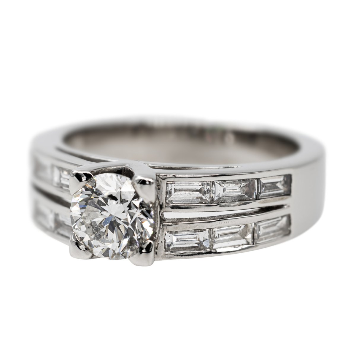 Bague Platine Diamant - Castafiore