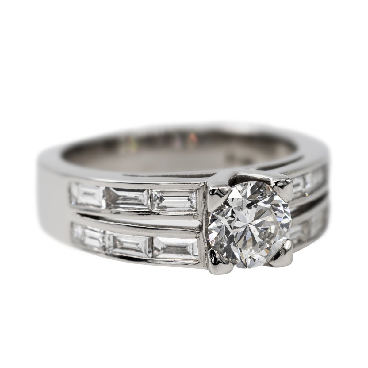 Bague Platine Diamant - Castafiore