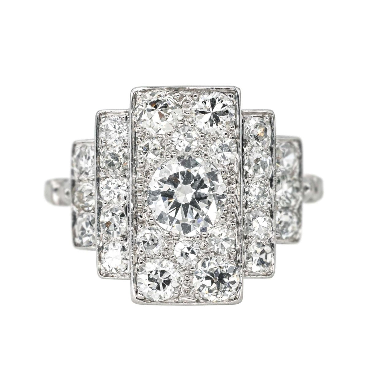 Bague Platine Diamant - Castafiore