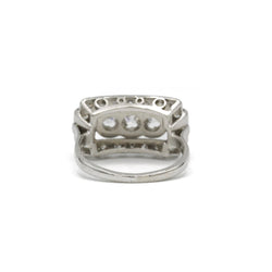 Bague - Platine & Diamants - Castafiore