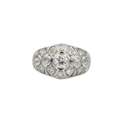 Bague - Platine & Diamants - Castafiore