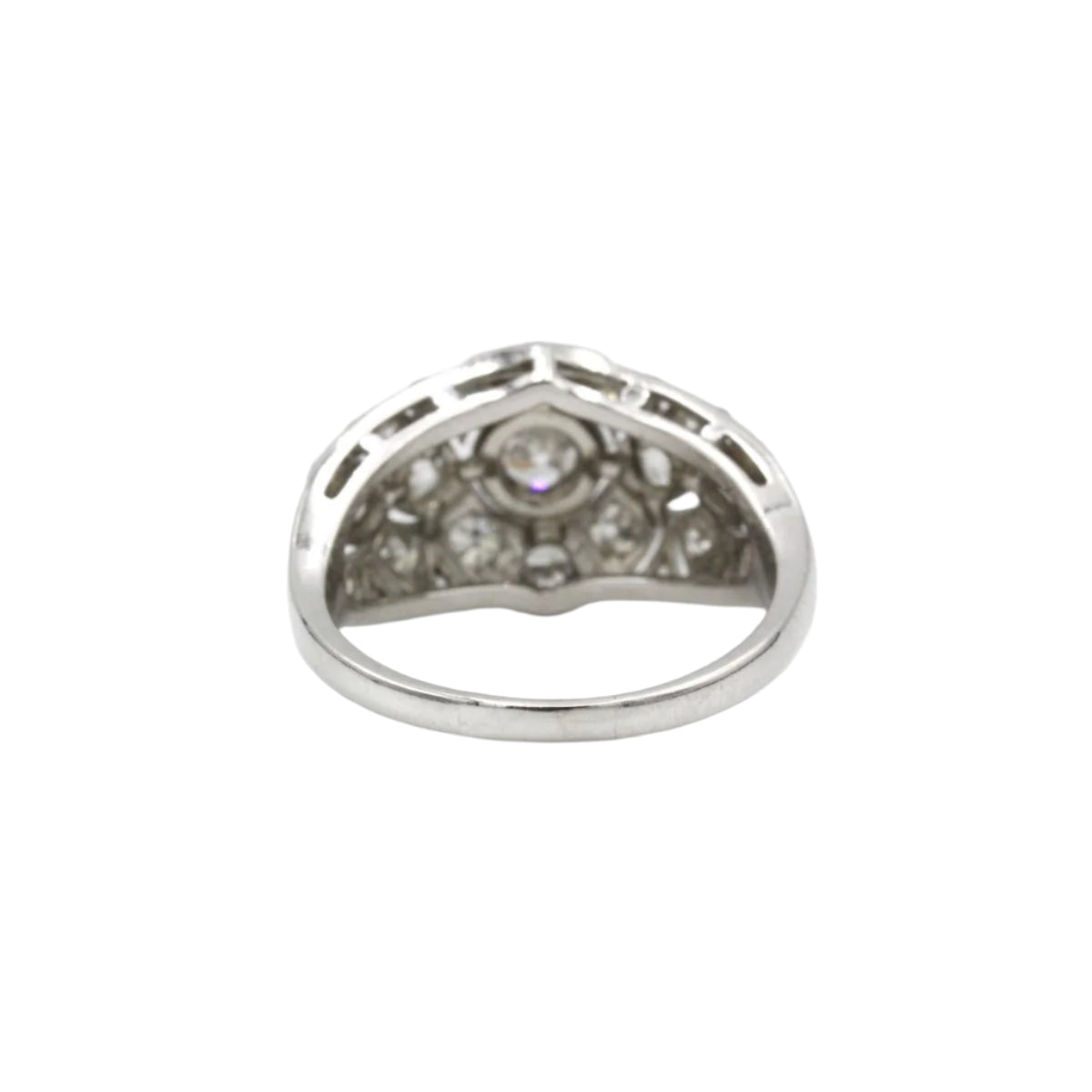 Bague - Platine & Diamants - Castafiore