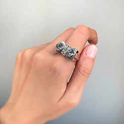 Bague - Platine & diamants - Castafiore
