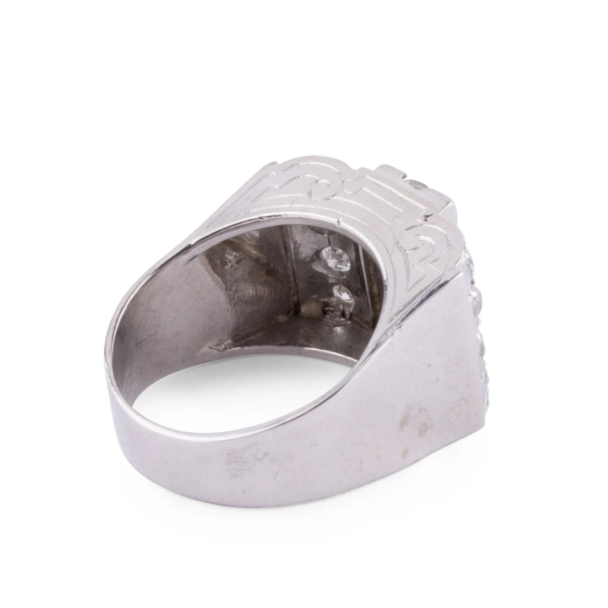 Bague platine en diamant 1930 - Castafiore