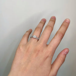 Bague - Platine Et Diamants - Castafiore