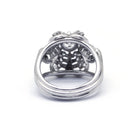 Bague - Platine et diamants - Castafiore