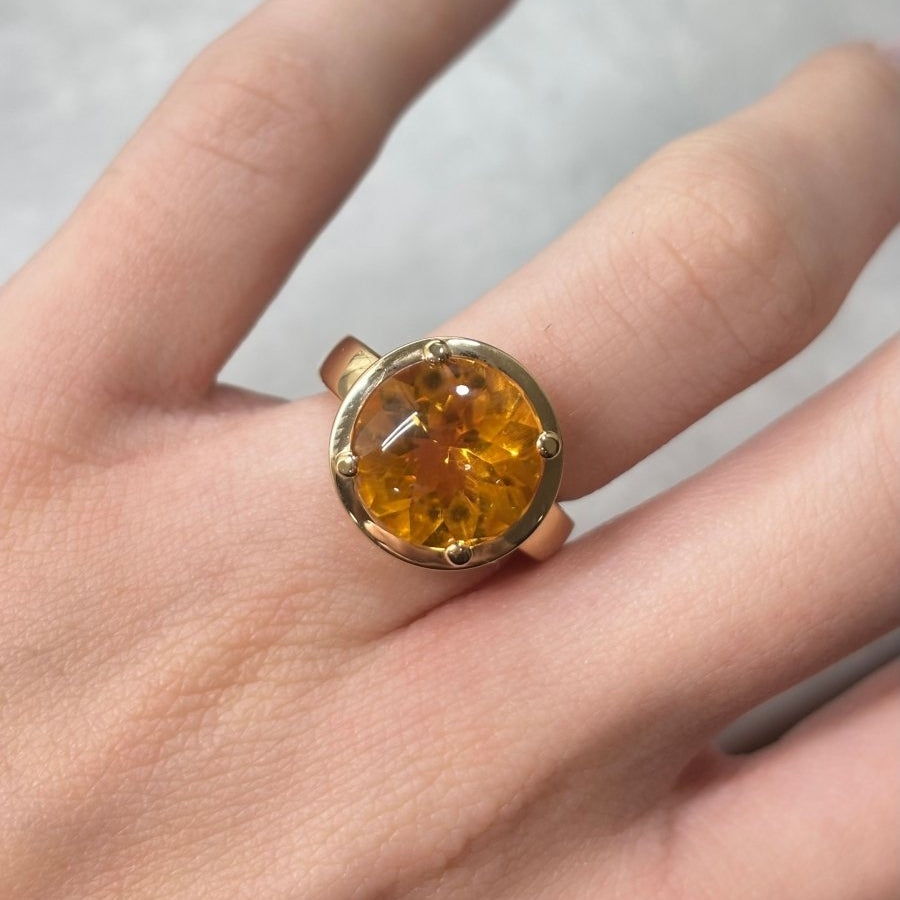 Bague POIRAY Filles en or jaune et citrine - Castafiore